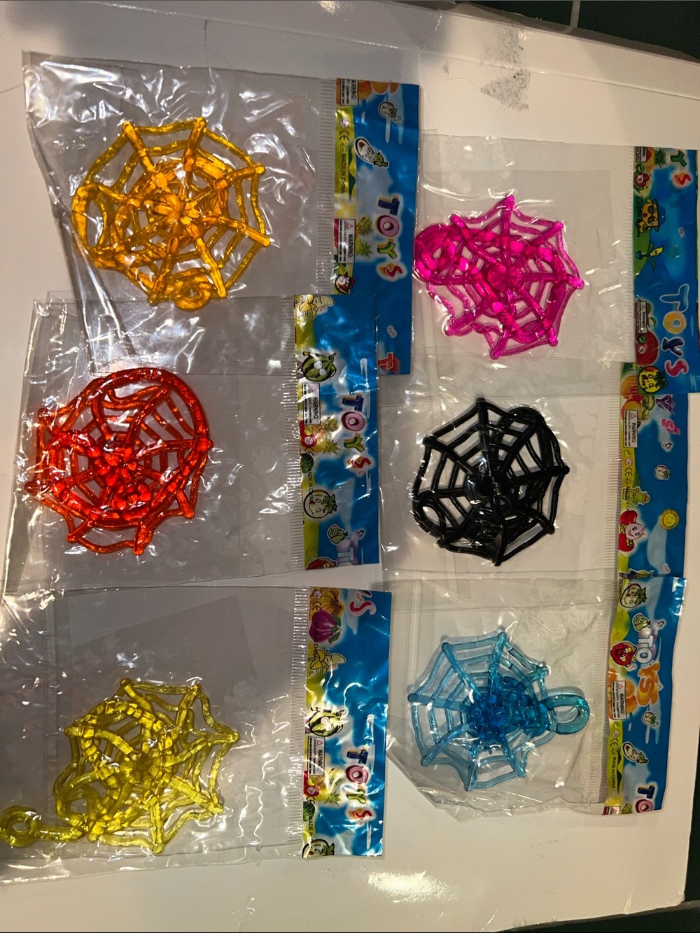 6 Sticky Spider Webs